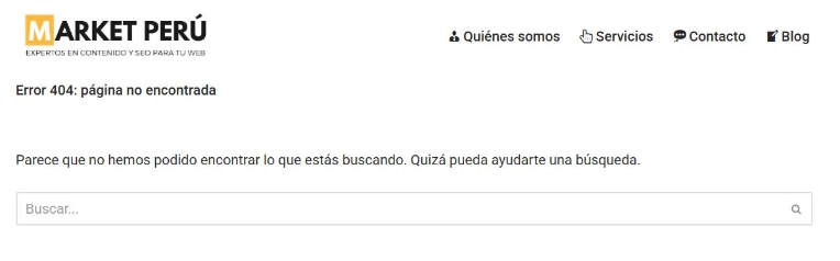 Dentro de los errores comunes de SEO es no supervisar las páginas que dan error 404